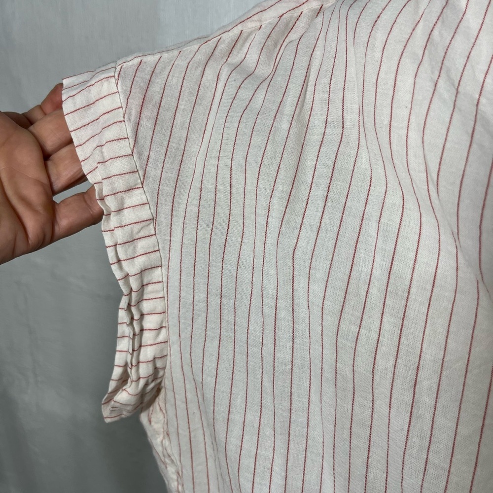 MADEWELL STRIPE BUTTON TOP - Picture 10 of 16